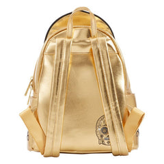 Loungefly! Leather: Star Wars C3PO Cosplay Mini Backpack
