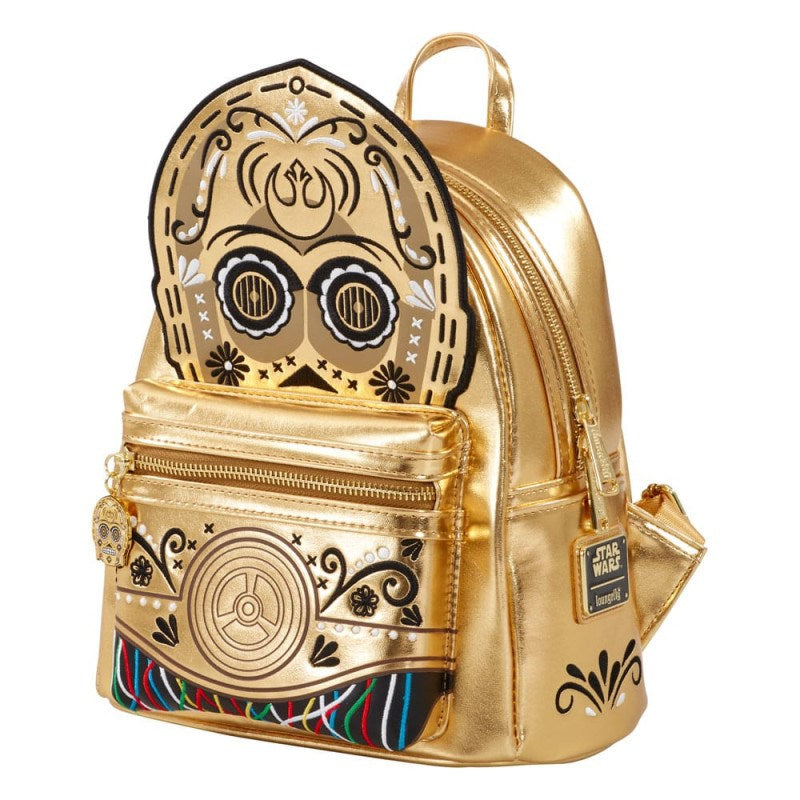 Loungefly! Leather: Star Wars C3PO Cosplay Mini Backpack – Fandom