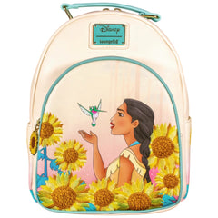 Loungefly! Leather: Disney Pocahontas Sunflower Mini Backpack