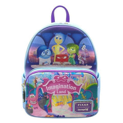 Loungefly! Leather: Disney Pixar Inside Out Scene Mini Backpack
