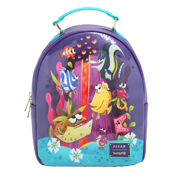 Loungefly! Leather: Disney Pixar Nemo Tiki Mini Backpack