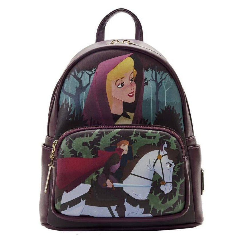 Loungefly! Leather: Disney Aurora Backpack