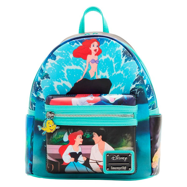 Loungefly! Leather: Disney Princess Scenes Series Mini Backpack