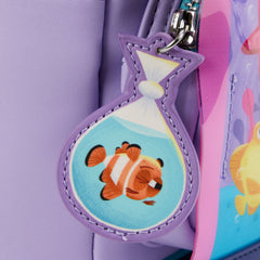 Loungefly! Leather: Disney Pixar Moments Finding Nemo Darla Mini Backpack