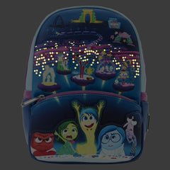 Loungefly! Leather: Disney - Pixar Moments Inside Out Control Panel Mini Backpack