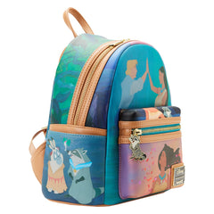 Loungefly! Leather: Disney - Pocahontas Princess Scene Mini Backpack