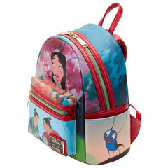 Loungefly! Leather: Disney Mulan Princess Scene Mini Backpack