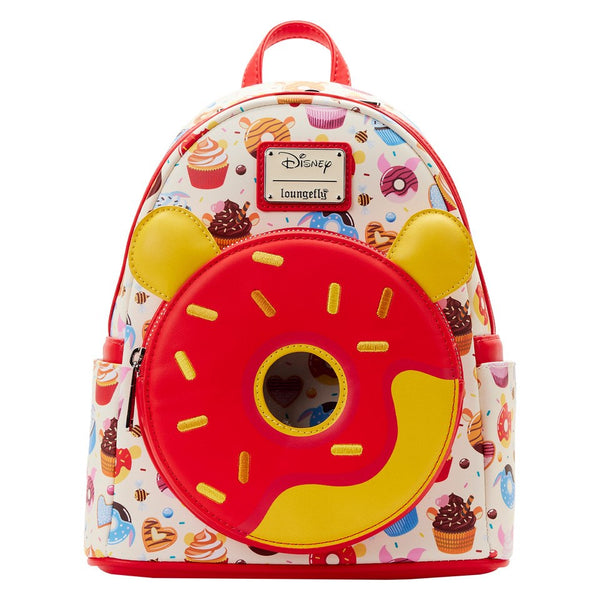 Loungefly! Leather: Disney Winnie the Pooh Sweets Poohnut Pocket Mini Backpack