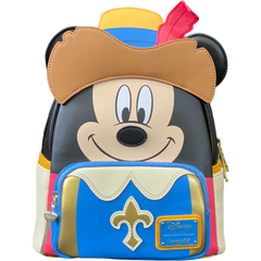 Loungefly! Leather: Disney Mickey Mouse Musketeer Mini Backpack