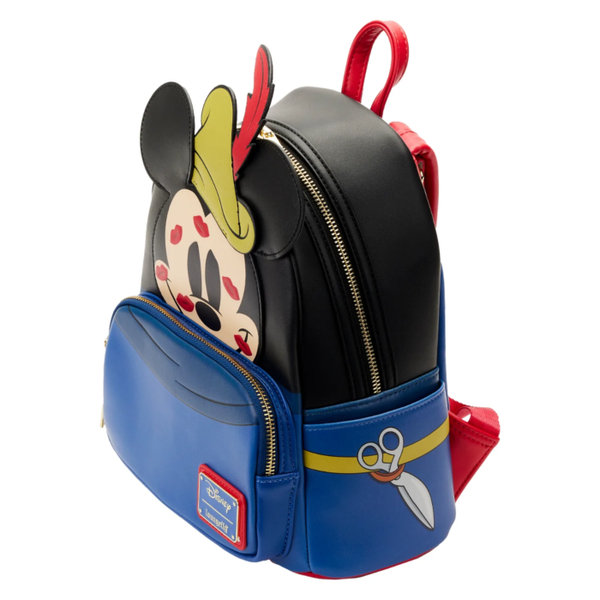 Loungefly! Leather: Disney Brave Little Tailor Mickey Cosplay Mini Backpack