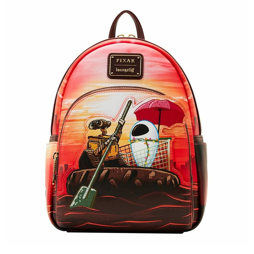 Loungefly! Leather: Disney Pixar Moments Wall E Date Night Mini Backpack