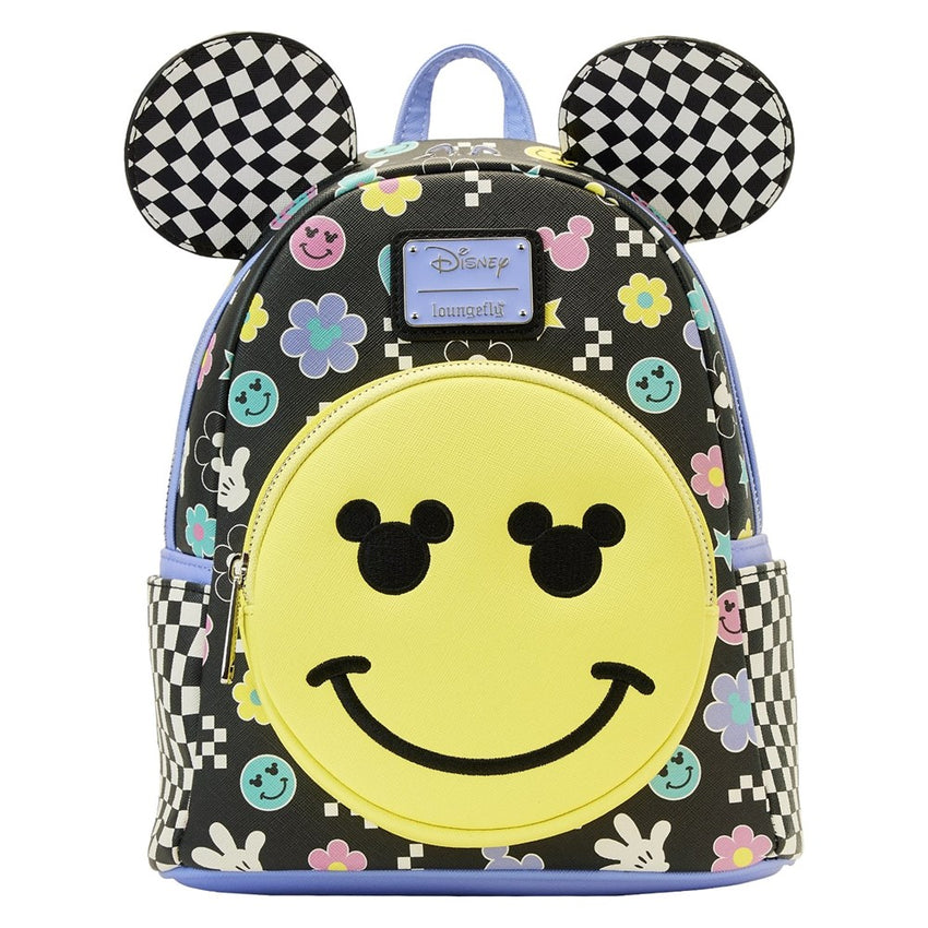 Loungefly! Leather: Disney Mickey Y2K Mini Backpack