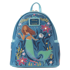 Loungefly! Leather: Disney Little Mermaid Ariel Live Action Mini Backpack