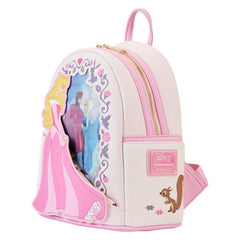 Loungefly! Leather: Disney Sleeping Beauty Princess Lenticular Mini Backpack