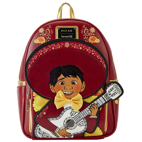 Loungefly! Leather: Disney Pixar Coco Miguel Cosplay Mini Backpack