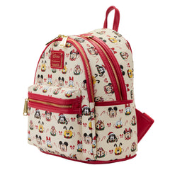Loungefly! Leather: Disney - Hot Cocoa All-over-print Mini Backpack With Headband Combo