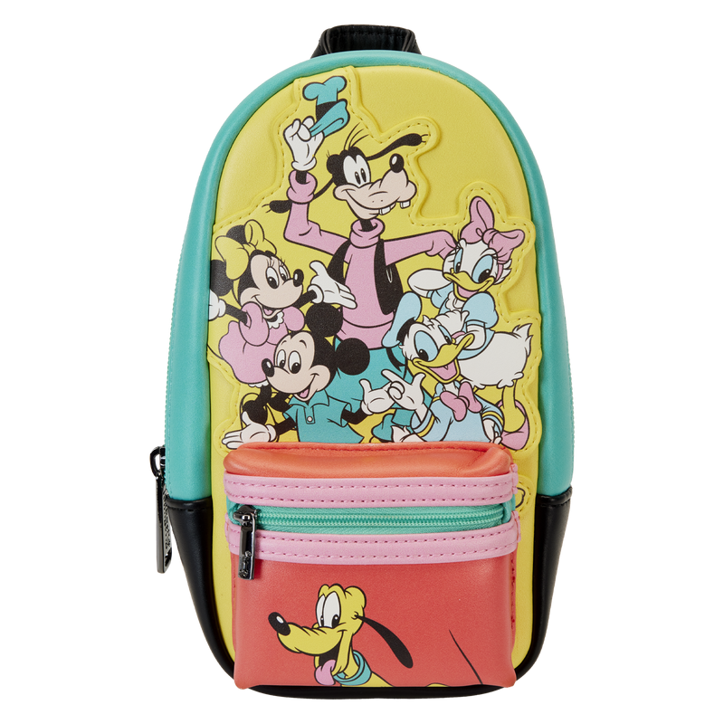 Loungefly! Stationary: Disney D100 Mickey and Friends Pencil Case