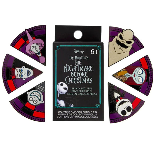Loungefly! Blind Box Pin: Disney The Night Before Christmas Oogie Boogie Wheel Blind Box Pins