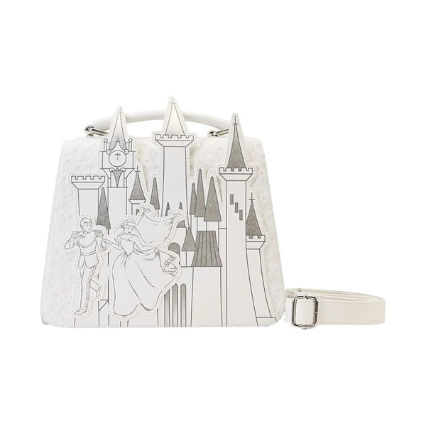Loungefly! Leather: Disney Cinderella Happily Ever After Cross Body Bag