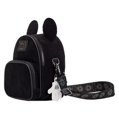 Loungefly! Leather: Disney D100 Corduroy Convertible Crossbody Bag