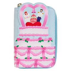 Loungefly! Wallet: Disney Little Mermaid Wedding Cake Zip Around Wallet