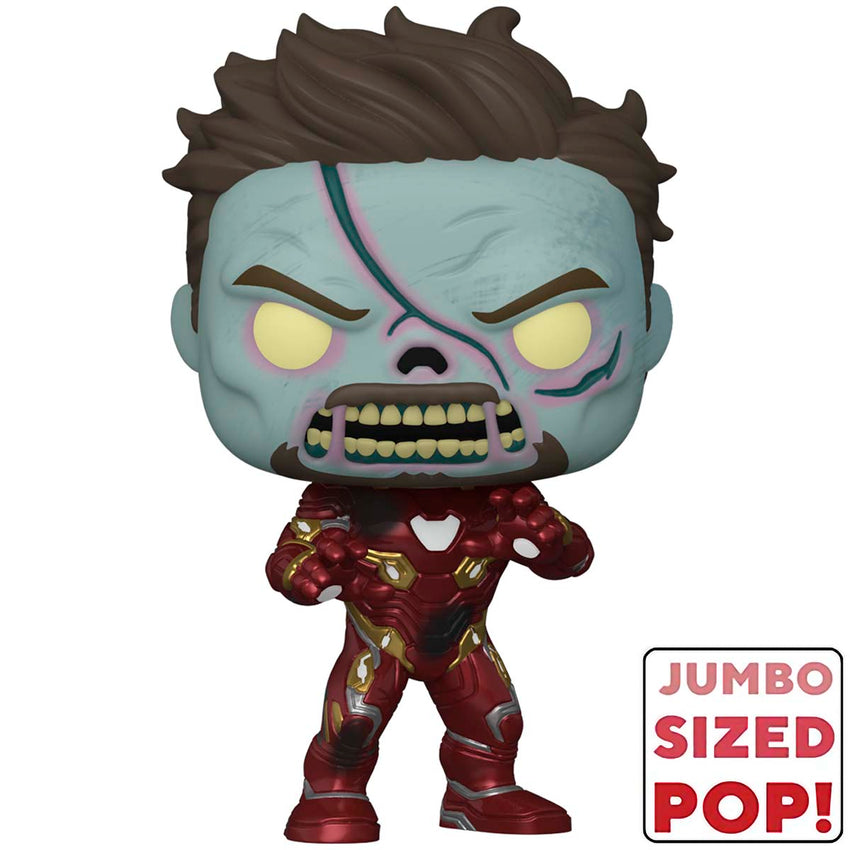 Pop Jumbo! Marvel: What If S2- Zombie Iron Man (Exc)