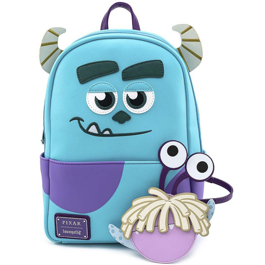 Loungefly! Leather: Disney Pixar Monster Inc. Sully w/ Boo Coin Pouch