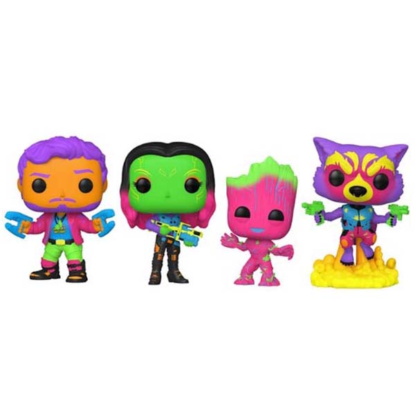Pop! Marvel: Guardian of the Galaxy 4pk (BLKLT)(Exc)