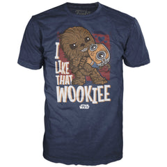Pop Tee! Star Wars: Like That Wookiee (Black)(S)