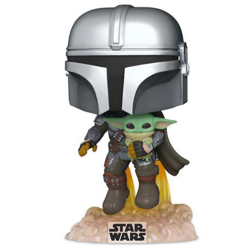 Pop! Tv: The Mandalorian- Mando Flying w/Jet