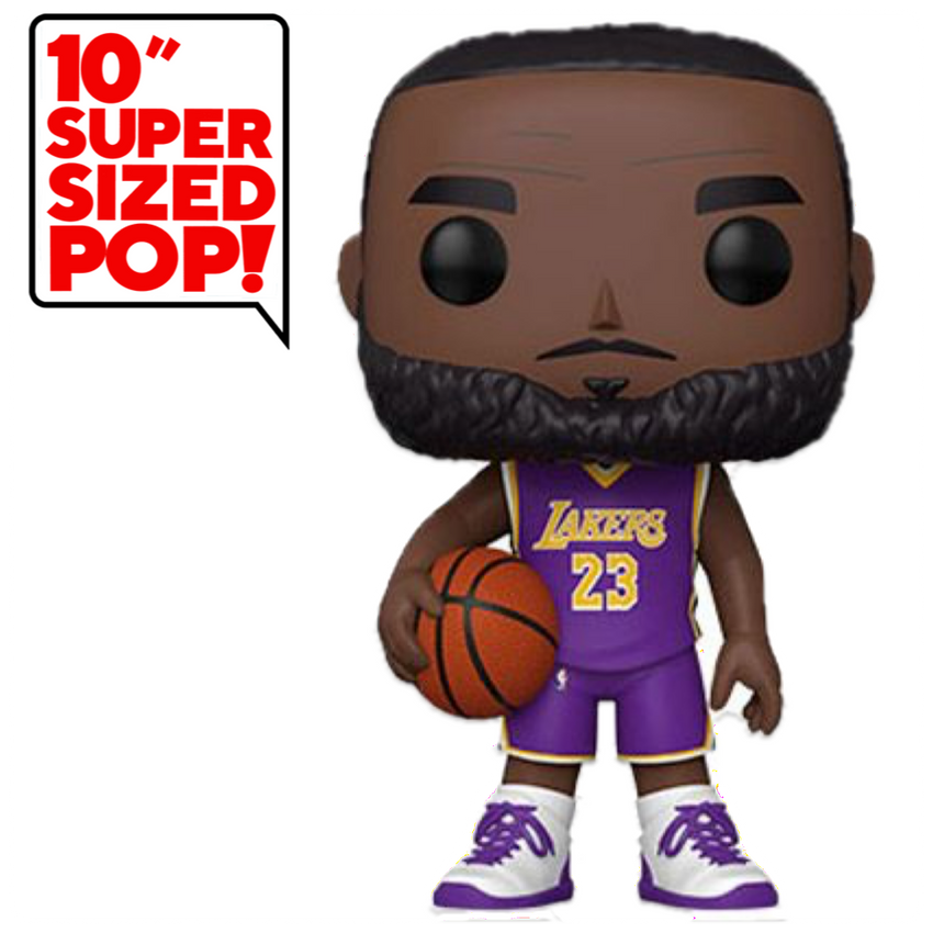 Pop Jumbo! Basketball: NBA Lakers: LeBron James 10 inch (Purple Jersey)