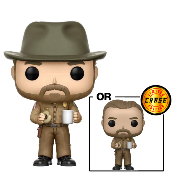Pop! Tv: Stranger Things- Hopper w/ Donut w/ Chase - Fandom