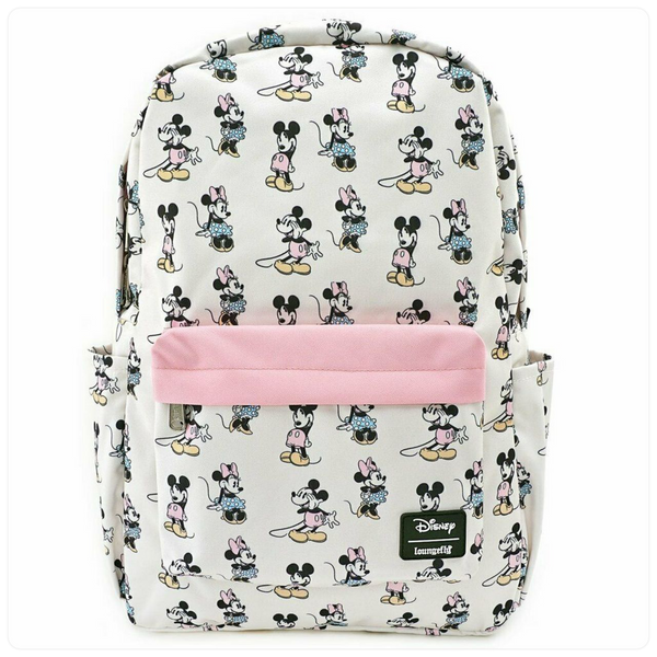 Loungefly! Nylon: Pastel Minnie Mickey AOP