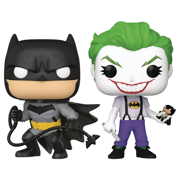 Pop! Heroes: White Knight Batman & Joker 2PK (Exc)